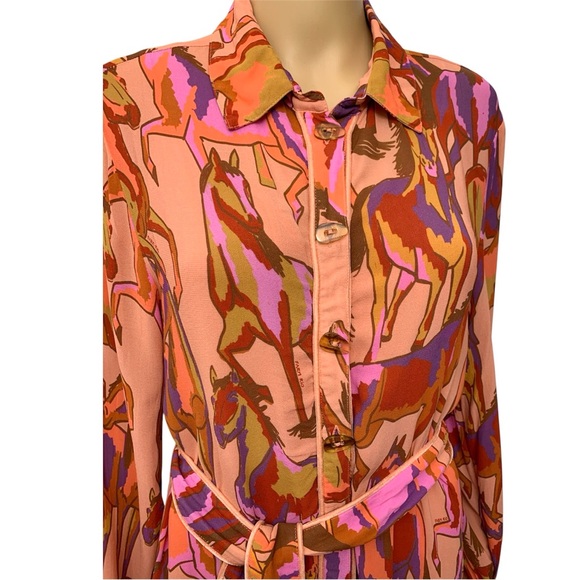 FARM Rio Multicolor Long Sleeve Dress - Picture 12 of 15